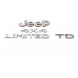Emblemas Tampa Traseira Jeep Commander Diesel