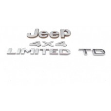 Emblemas Tampa Traseira Jeep Commander Diesel