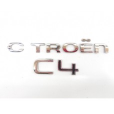 Emblema Tampa Traseira C4 Cactus 1.6 98006 Leia