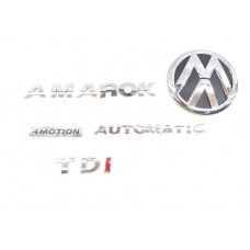 Emblemas Tampa Traseira Vw Amarok Diesel