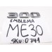 Emblema 300 Tampa Traseira Mercedes E300