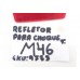 Refletor Olho Gato Para-choque Traseiro Lado Esq. Master Baú