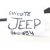 Chicote Elétrico Pinça Freio Tras. Dir. Jeep Commander 1.3