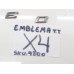 Emblemas Tampa Traseira Bmw X4 2024