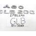 Emblemas Tampa Traseira Mercedes Glb 200 1.3