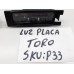 Luz Placa Fiat Toro 2018 