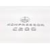 Emblema Tampa Traseira C200 Kompressor 