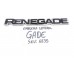Emblema Lateral Jeep Renegade Flex 2020