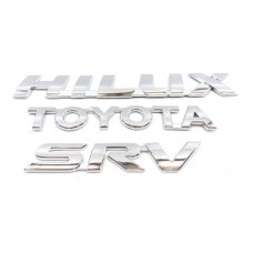 Emblemas Tampa Traseira Hilux Srv