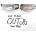 Par Luz Placa Mitsubishi Outlander 2015